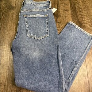 Banana Republic high waisted straight leg jeans